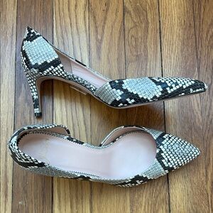 J. Crew Snakeskin Patterned Women's Heels